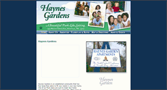 Desktop Screenshot of haynesgardensapts.com